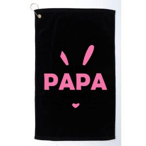 I'm The Papa Bunny Graphic Cute Easter Day Costume Gift Platinum Collection Golf Towel