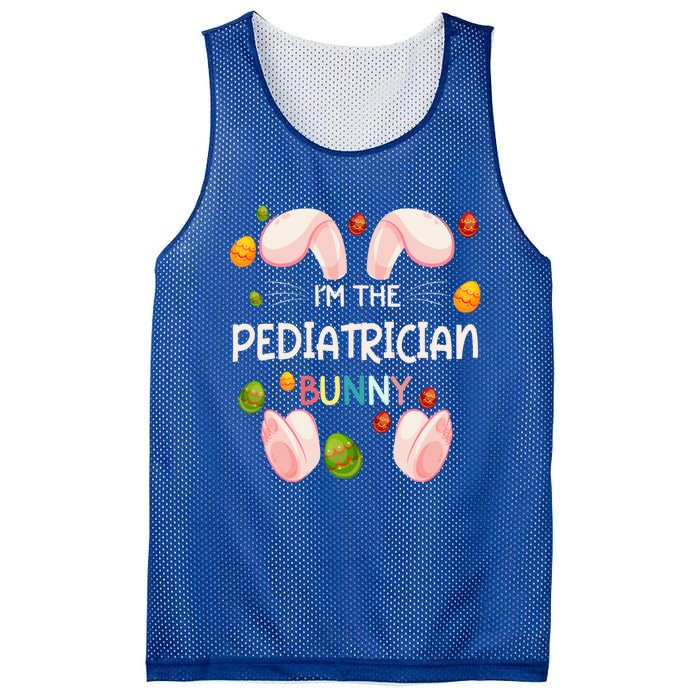 I'm The Pediatrician Bunny Funny Matching Family Easter Day Great Gift Mesh Reversible Basketball Jersey Tank