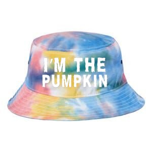 IM The Pumpkin Jackolantern Pumpkin Halloween Costume Couple Funny Halloween Tie Dye Newport Bucket Hat