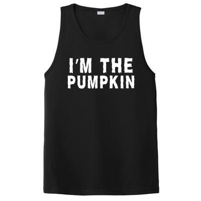 IM The Pumpkin Jackolantern Pumpkin Halloween Costume Couple Funny Halloween PosiCharge Competitor Tank