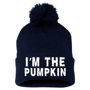 IM The Pumpkin Jackolantern Pumpkin Halloween Costume Couple Funny Halloween Pom Pom 12in Knit Beanie