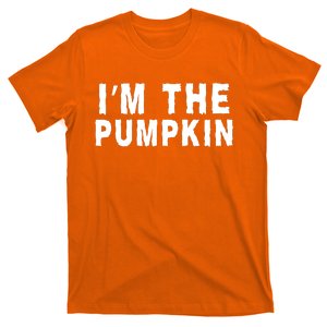 IM The Pumpkin Jackolantern Pumpkin Halloween Costume Couple Funny Halloween T-Shirt