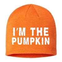 IM The Pumpkin Jackolantern Pumpkin Halloween Costume Couple Funny Halloween Sustainable Beanie