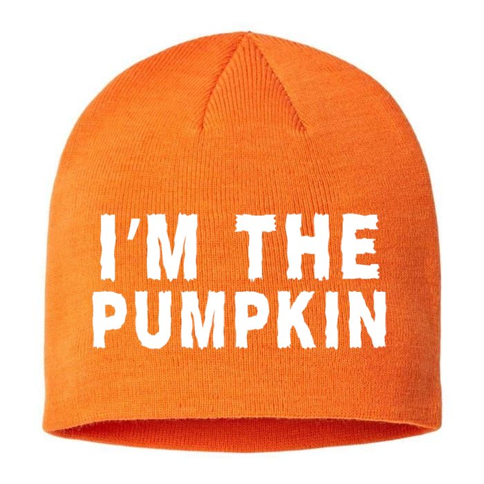 IM The Pumpkin Jackolantern Pumpkin Halloween Costume Couple Funny Halloween Sustainable Beanie