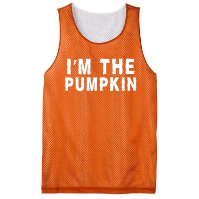 IM The Pumpkin Jackolantern Pumpkin Halloween Costume Couple Funny Halloween Mesh Reversible Basketball Jersey Tank