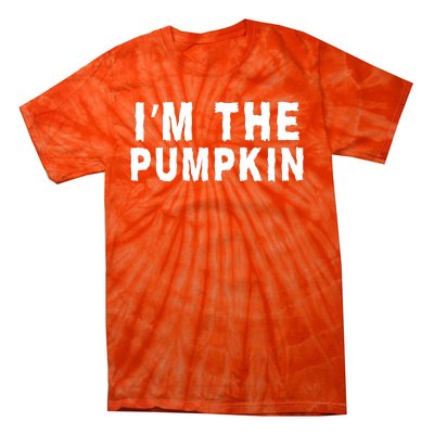 IM The Pumpkin Jackolantern Pumpkin Halloween Costume Couple Funny Halloween Tie-Dye T-Shirt