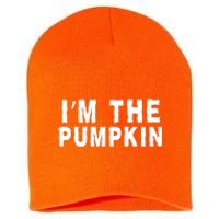 IM The Pumpkin Jackolantern Pumpkin Halloween Costume Couple Funny Halloween Short Acrylic Beanie