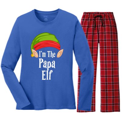 I'm The Papa Cute Gift Family Christmas Pajamas Great Gift Women's Long Sleeve Flannel Pajama Set 