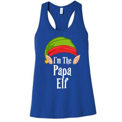 I'm The Papa Cute Gift Family Christmas Pajamas Great Gift Women's Racerback Tank