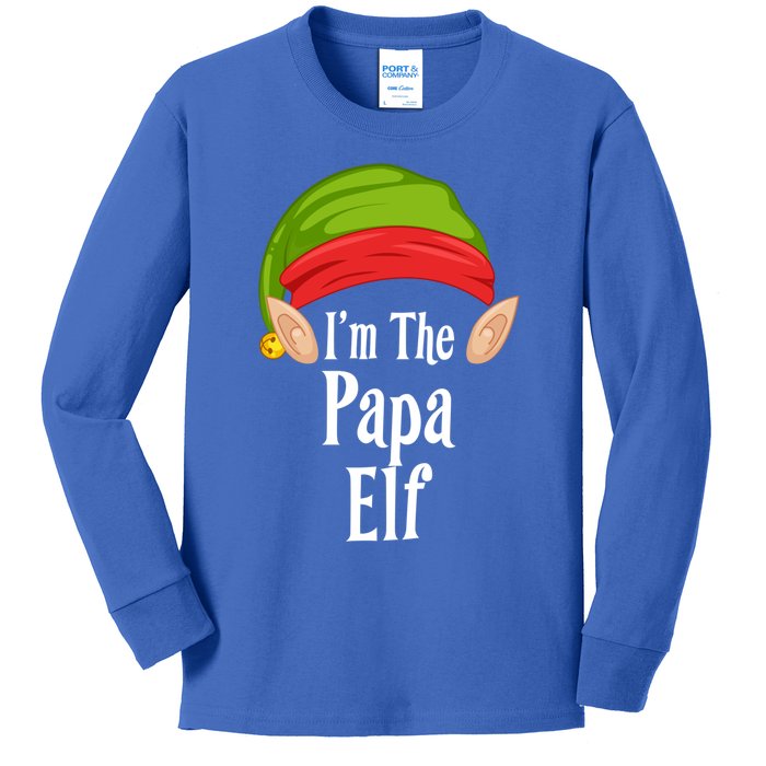 I'm The Papa Cute Gift Family Christmas Pajamas Great Gift Kids Long Sleeve Shirt