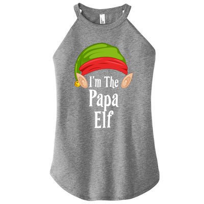 I'm The Papa Cute Gift Family Christmas Pajamas Great Gift Women’s Perfect Tri Rocker Tank