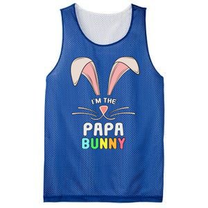 I'm The Papa Bunny Matching Family Easter Party Gift Mesh Reversible Basketball Jersey Tank