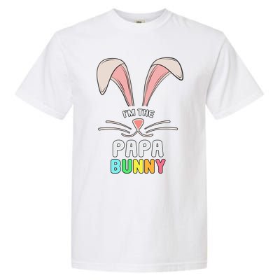 I'm The Papa Bunny Matching Family Easter Party Gift Garment-Dyed Heavyweight T-Shirt