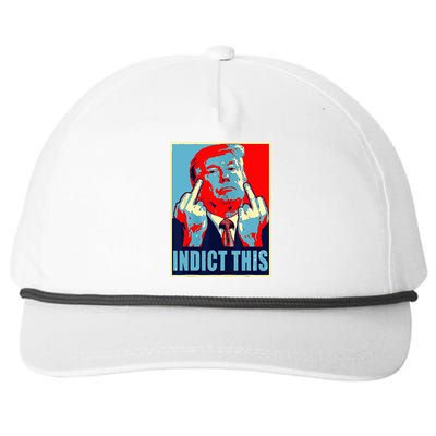 Indict This Pro Donald Trump Funny Snapback Five-Panel Rope Hat