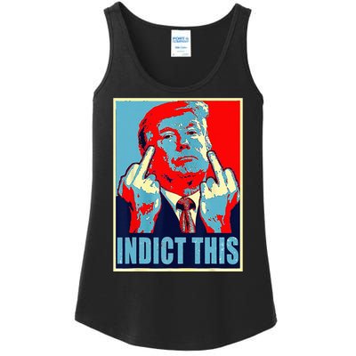 Indict This Pro Donald Trump Funny Ladies Essential Tank