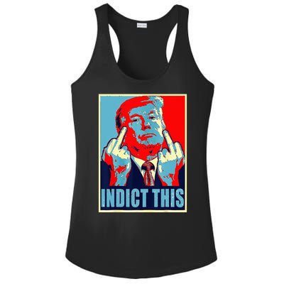 Indict This Pro Donald Trump Funny Ladies PosiCharge Competitor Racerback Tank