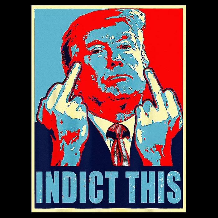 Indict This Pro Donald Trump Funny Ladies Long Sleeve Shirt
