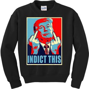 Indict This Pro Donald Trump Funny Kids Sweatshirt