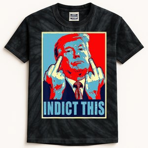 Indict This Pro Donald Trump Funny Kids Tie-Dye T-Shirt