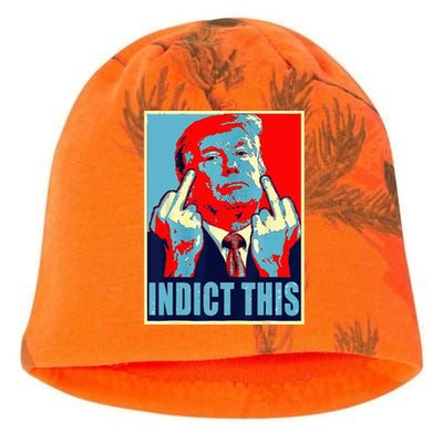 Indict This Pro Donald Trump Funny Kati - Camo Knit Beanie