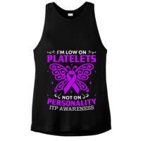 Immune Thrombocytopenic Purpura Itp Awareness Ladies PosiCharge Tri-Blend Wicking Tank