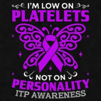 Immune Thrombocytopenic Purpura Itp Awareness Ladies PosiCharge Tri-Blend Wicking Tank