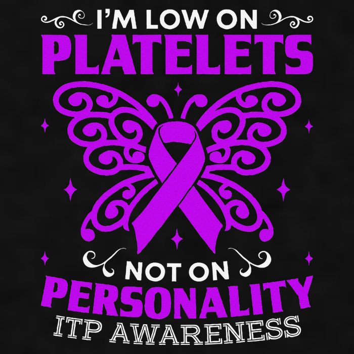 Immune Thrombocytopenic Purpura Itp Awareness Ladies PosiCharge Tri-Blend Wicking Tank