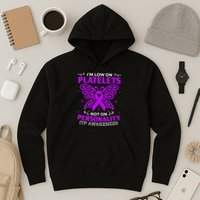 Immune Thrombocytopenic Purpura Itp Awareness Hoodie