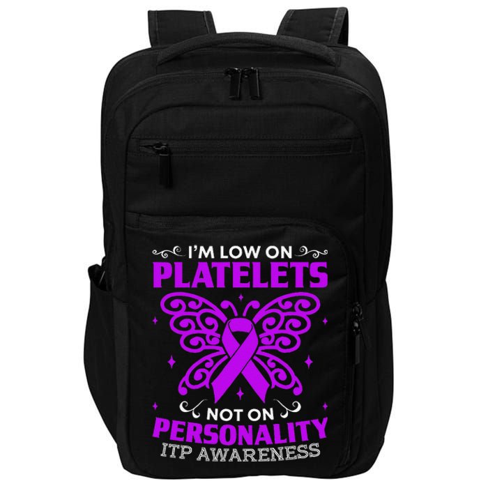 Immune Thrombocytopenic Purpura Itp Awareness Impact Tech Backpack