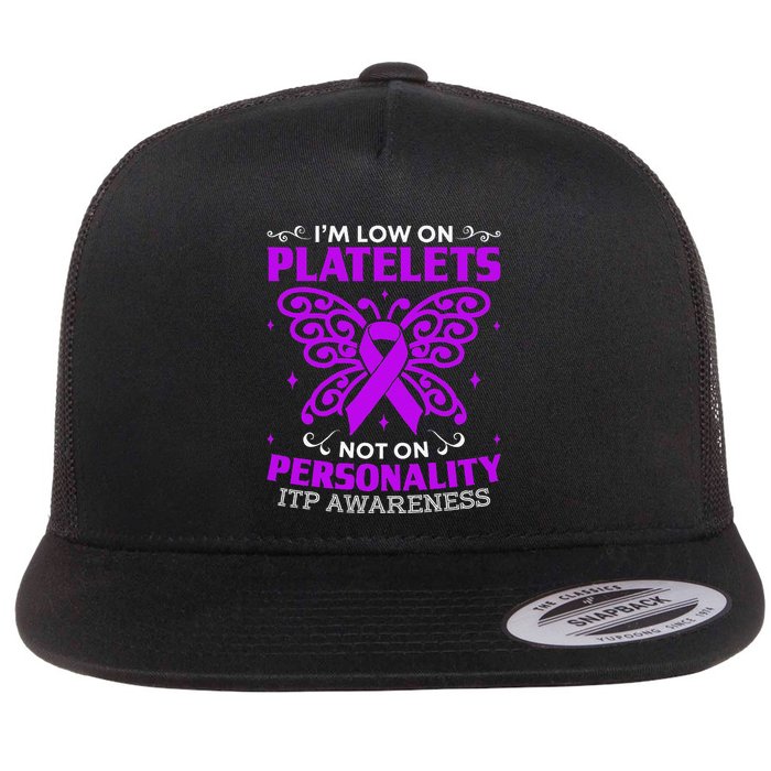 Immune Thrombocytopenic Purpura Itp Awareness Flatbill Hat