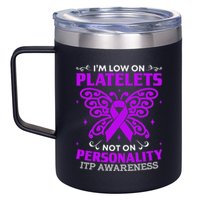 Immune Thrombocytopenic Purpura Itp Awareness 12oz Stainless Steel Coffee Mug