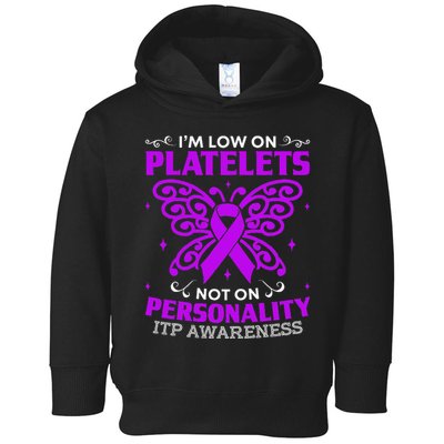 Immune Thrombocytopenic Purpura Itp Awareness Toddler Hoodie