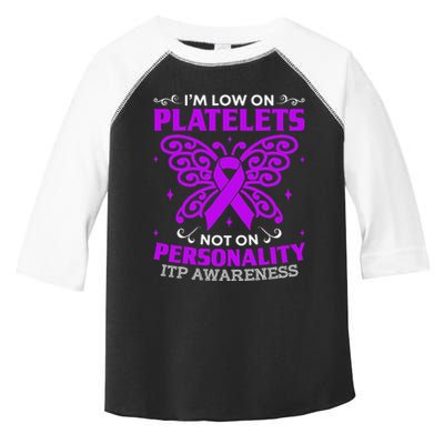 Immune Thrombocytopenic Purpura Itp Awareness Toddler Fine Jersey T-Shirt