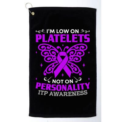 Immune Thrombocytopenic Purpura Itp Awareness Golf Towel