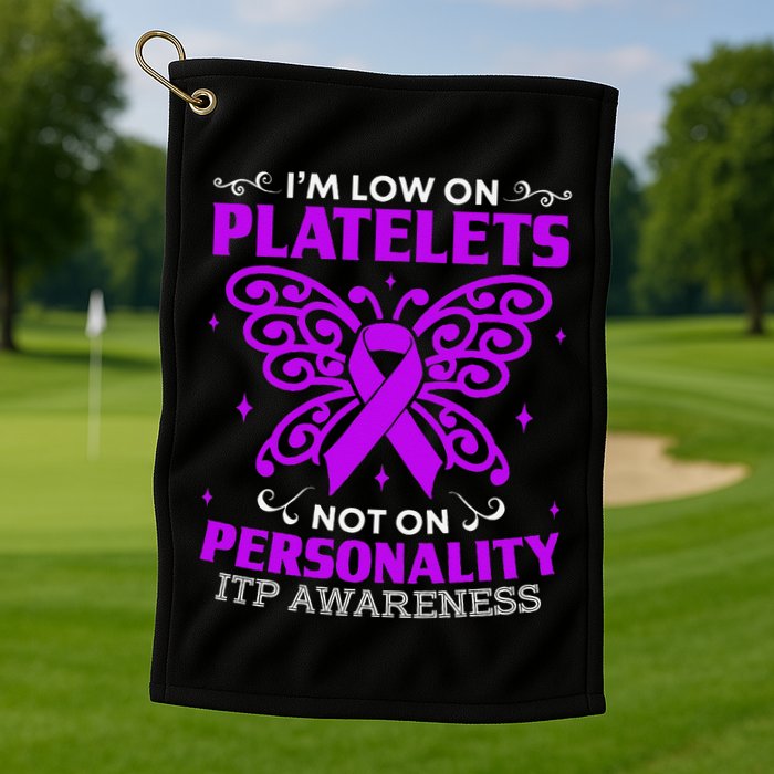 Immune Thrombocytopenic Purpura Itp Awareness Golf Towel