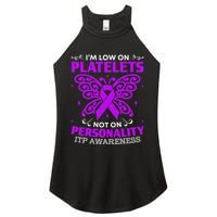 Immune Thrombocytopenic Purpura Itp Awareness Women's Perfect Tri Rocker Tank