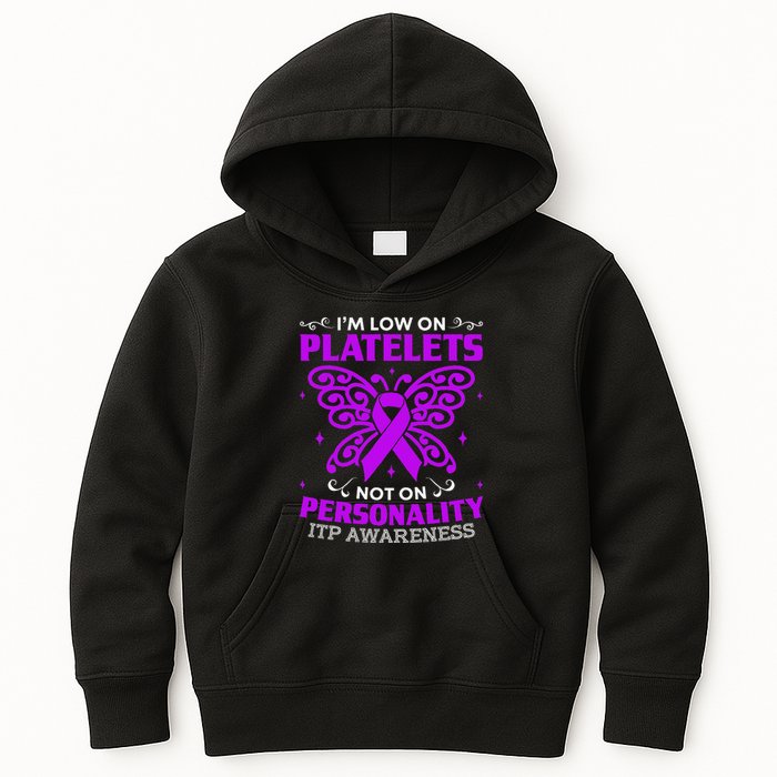 Immune Thrombocytopenic Purpura Itp Awareness Kids Hoodie