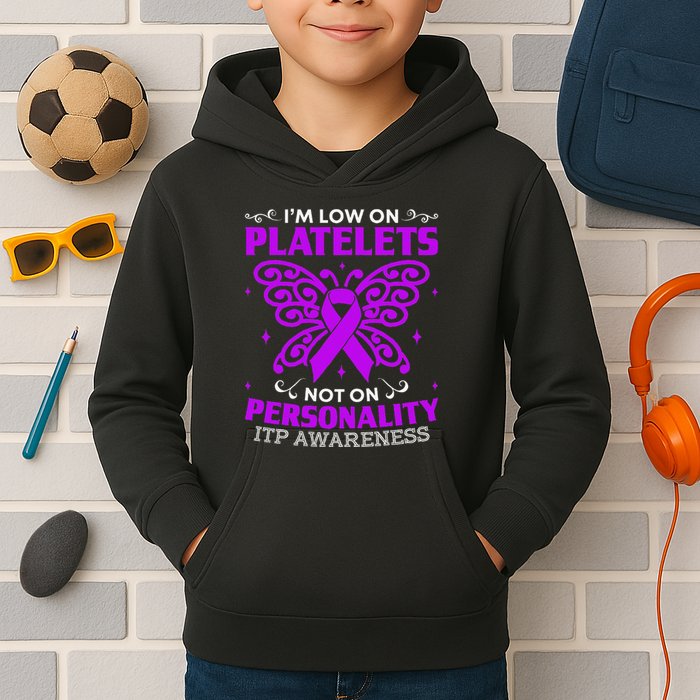 Immune Thrombocytopenic Purpura Itp Awareness Kids Hoodie