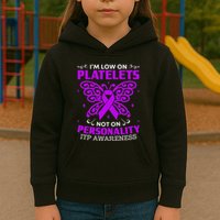 Immune Thrombocytopenic Purpura Itp Awareness Kids Hoodie