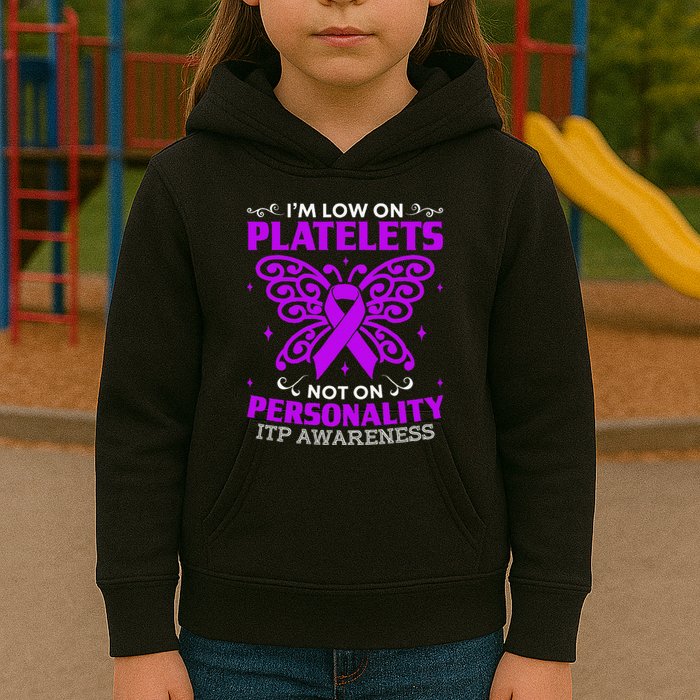 Immune Thrombocytopenic Purpura Itp Awareness Kids Hoodie