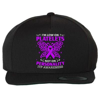 Immune Thrombocytopenic Purpura Itp Awareness Wool Snapback Cap