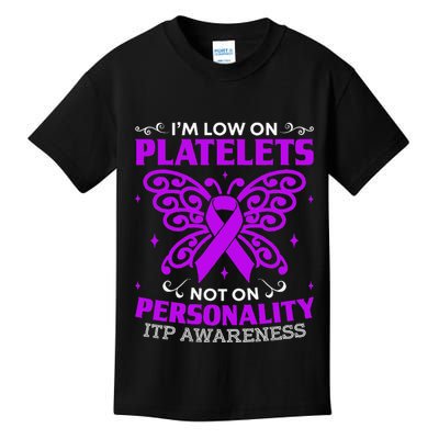 Immune Thrombocytopenic Purpura Itp Awareness Kids T-Shirt