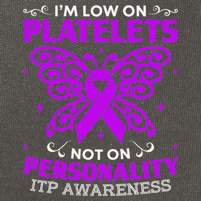 Immune Thrombocytopenic Purpura Itp Awareness Cotton Canvas Backpack