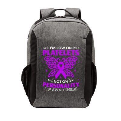 Immune Thrombocytopenic Purpura Itp Awareness Vector Backpack
