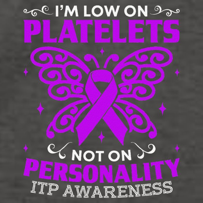 Immune Thrombocytopenic Purpura Itp Awareness Vector Backpack