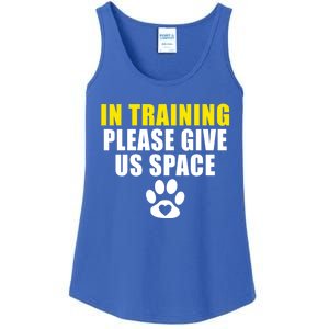 In Training Please Give Us Space Dog Training Dog Trainers Funny Gift Ladies Essential Tank