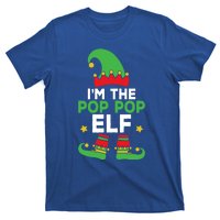 IM The Pop Pop Elf Funny Holiday Grandpa Matching Christmas Gift T-Shirt