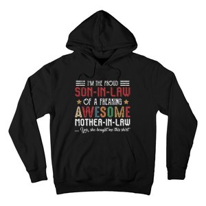 Im The Proud Son In Law Of A Freaking Awesome Mother In Law Hoodie