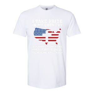 I Take Pride In My Country I Stand For The Flag American Gift Softstyle CVC T-Shirt