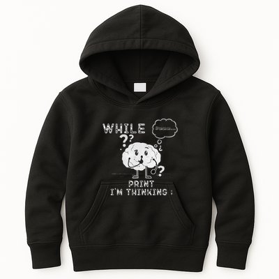 IM Thinking Programmers Funny Geek Coder Outfit Kids Hoodie